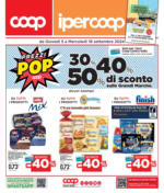 Ipercoop 30% 40% 50% di sconto - al 18.09.2024