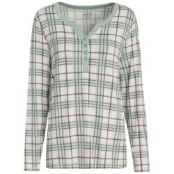 Damen Schlafshirt mit Karo-Muster