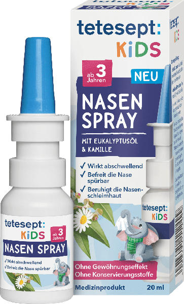 tetesept Nasenspray Kids mit Eukalyptusöl & Kamille