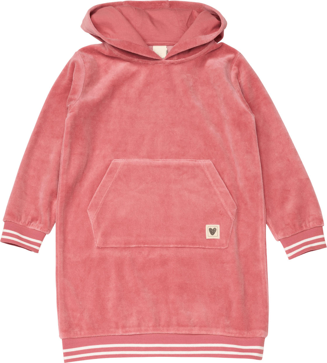 ALANA Kleid aus Velours mit Kapuze, rosa, Gr. 110