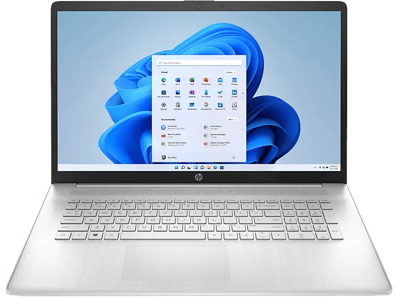 HP 17-cp3900ng Notebook 17,3 Zoll, Full-HD, AMD Ryzen™ 7 7730U Prozessor, 16 GB RAM, 1000 SSD, Windows 11 Home, Radeon™ Onboard Graphics, Natursilber