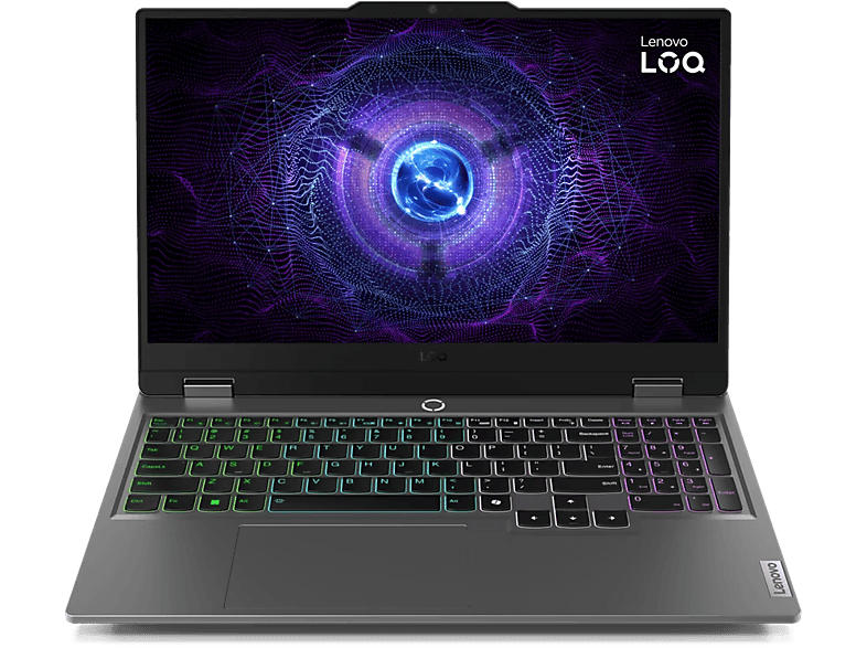 Lenovo LOQ 15IRX9 Gaming Notebook 15,6 Zoll, Full-HD, Intel® Core™ i5-13450HX, 16 GB RAM, 512 SSD, Windows 11 Home (64 Bit), GeForce RTX™ 4050, Luna Grey