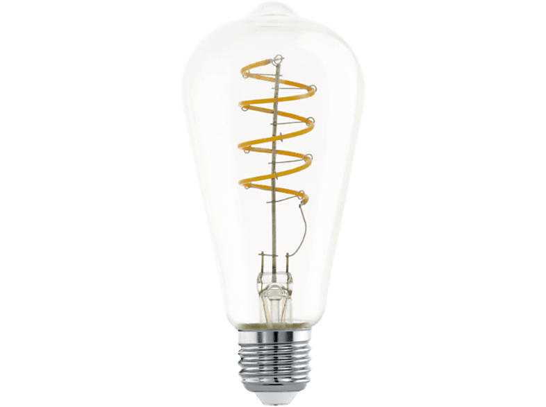 Eglo LM-E27-LED ST64 Filament spiral KLAR 4W/400LM; LED Lampe