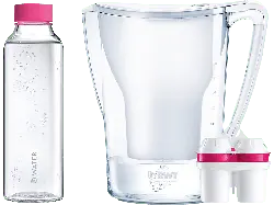 BWT Aqualizer Home, Tischwasserfilter, 2.7 Liter, Weiß/Transparent