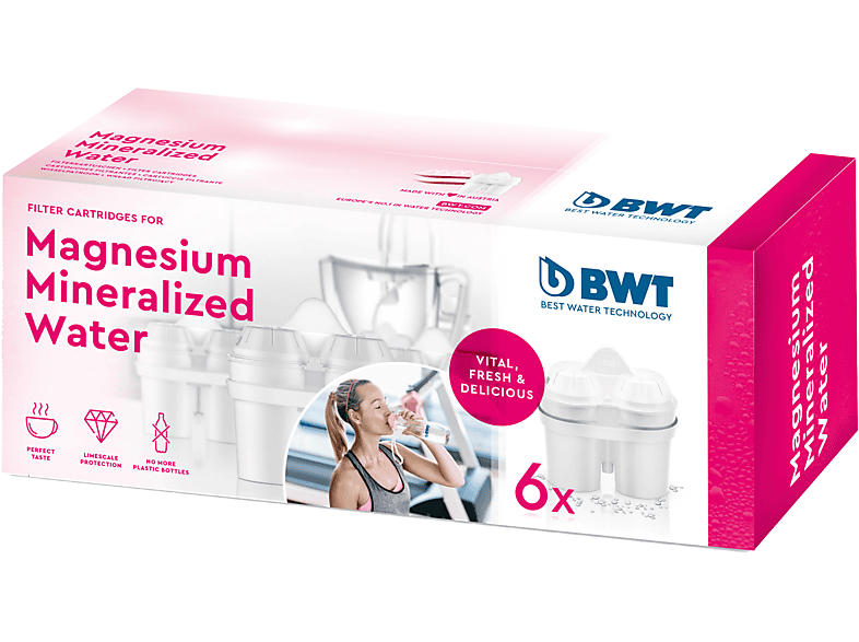 BWT 814136 Magnesium Mineralized, Ersatzkartusche, Weiß