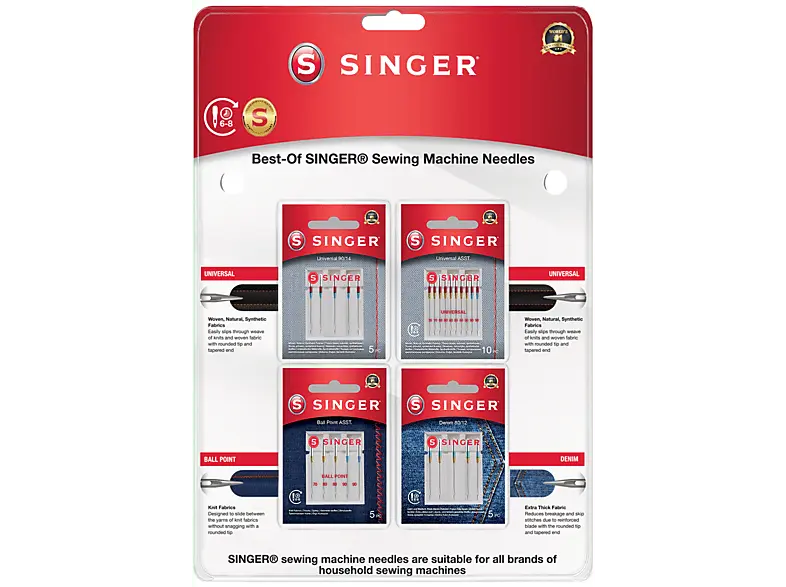 Singer Nadel Sortimentset 4-Blister