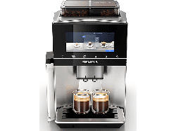 Siemens TQ907D03 Kaffeevollautomat (Schwarz/Edelstahl, Scheibenmahlwerk, 19 bar, integrierter Milchbehälter)