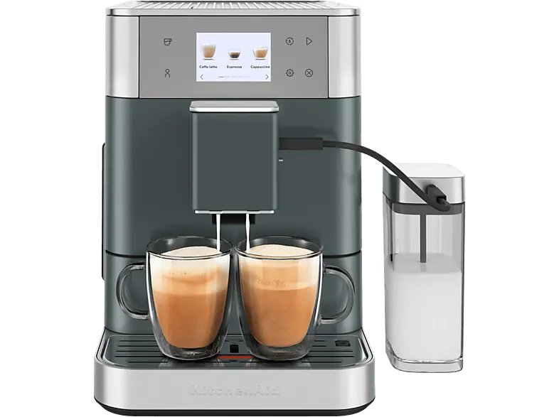 Kitchen Aid 5KES8557EJP KF7 Espresso-Kollektion Kaffeevollautomat (Juniper, 15 bar, externer Milchbehälter)