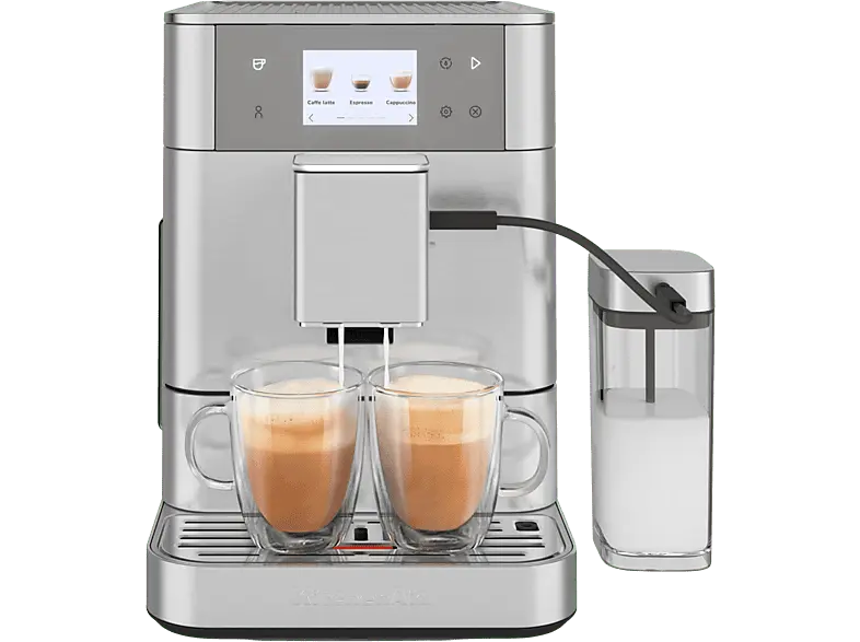 Kitchen Aid 5KES8557 KF7 Espresso-Kollektion Kaffeevollautomat (Edelstahl, 15 bar, externer Milchbehälter)