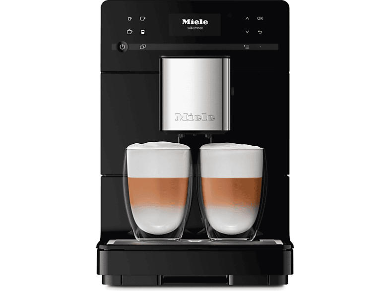 Miele CM 5310 Silence Kaffeevollautomat (Obsidianschwarz, Kegelmahlwerk, integrierter Milchbehälter)