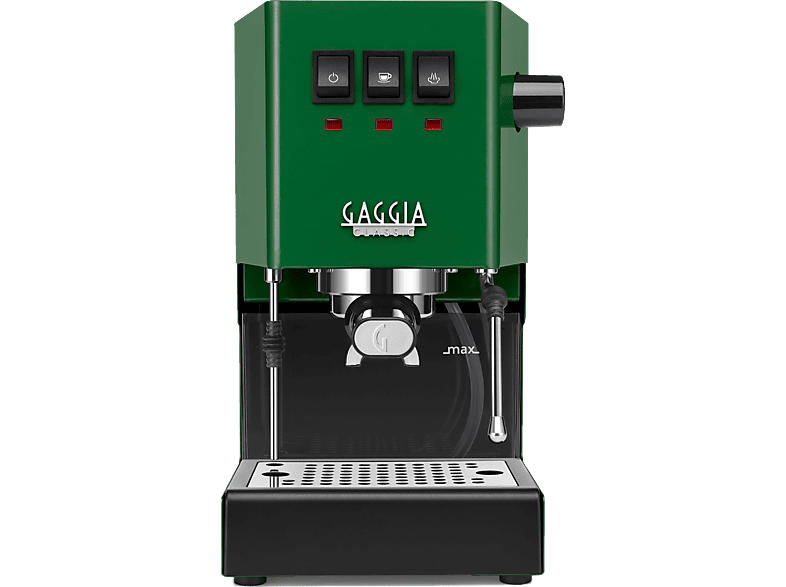 Gaggia RI 9481/17 classic evo Siebträgermaschine (Green, 1200 Watt, 15 bar)