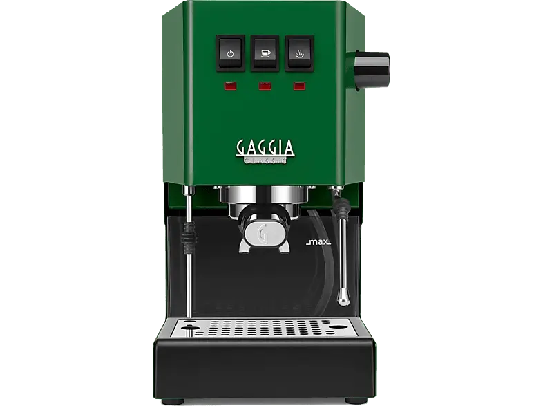 Gaggia RI 9481/17 classic evo Siebträgermaschine (Green, 1200 Watt, 15 bar)