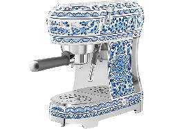 Smeg ECF02DGBEU Sonderedition 50's Style Dolce & Gabanna Espresso-Kaffeemaschine (Blau, 1350 Watt, 15 bar)