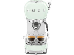 Smeg ECF02PGEU 50's Style Espresso-Kaffeemaschine (Pastellgrün, 1350 Watt, 15 bar)