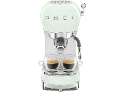 Smeg ECF02PGEU 50's Style Espresso-Kaffeemaschine (Pastellgr&uuml;n, 1350 Watt, 15 bar)