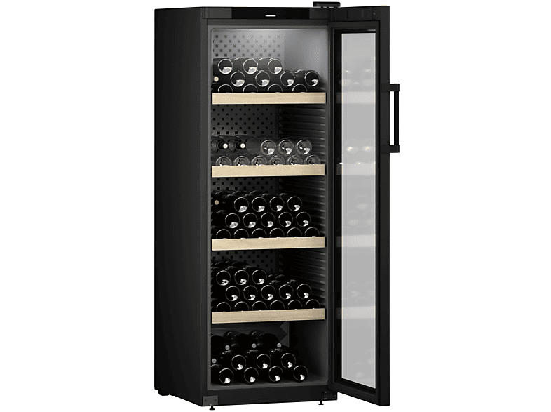 Liebherr WPbl 5001-20 GrandCru Weinlagerschrank (385 l, 113 kWh, EEK: F, Schwarz, Anzahl Flaschen: 196)