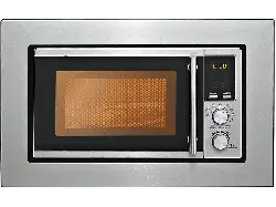 Silva-Homeline EBM-G Mikrowelle (700 Watt, Einbauger&auml;t, 17 l, Silber)