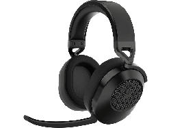 Corsair HS65 Wireless Gaming Headset, Over-Ear, 50mm Treiber, Bluetooth/2.4GHz, 114 dB, Dolby Audio 7.1, Carbon; Gaming-Headset