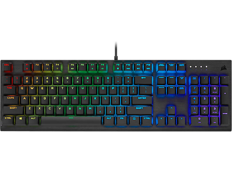 Corsair Gaming Tastatur K60 RGB pro, Cherry Viola, USB, DE (CH-910D019-DE)