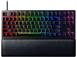 Razer Gaming Tastatur Huntsman V2 Tenkeyless, Opto-Mechanical Purple, USB-C, qwertz, Schwarz