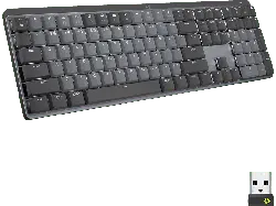 LOGITECH MX Mechanical Kabellose hintergrundbeleuchtete Tastatur, (Linear), DEU (Qwertz), Grafit; Gaming Tastatur