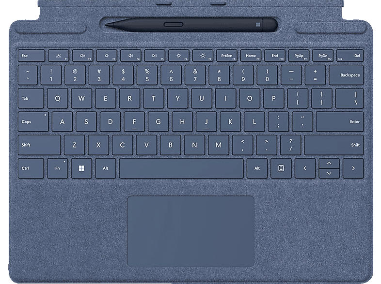 Microsoft Surface Pro Signature Keyboard mit Slim Pen 2, Saphirblau; Tastatur