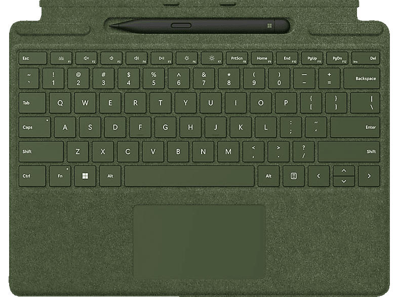 Microsoft Surface Pro Signature Keyboard mit Slim Pen 2, Waldgrün; Tastatur