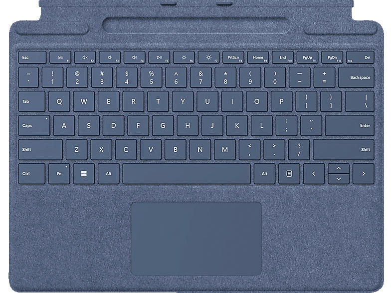 Microsoft Surface Pro Signature Keyboard, Saphirblau; Tastatur