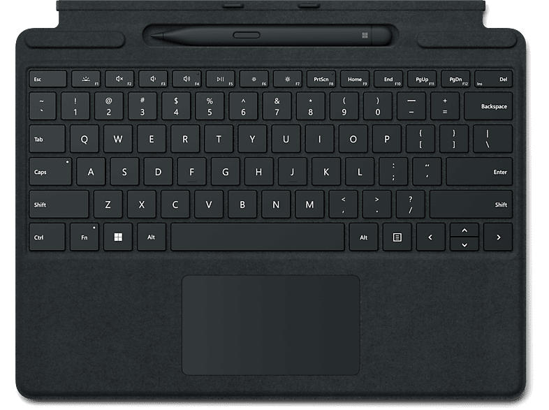 Microsoft Surface Pro 8 Signature Type Cover mit Slim Pen 2 Schwarz; Tastatur