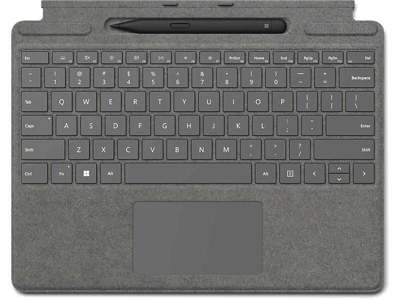 Microsoft Surface Pro 8 Signature Type Cover mit Slim Pen 2 Platin; Tastatur