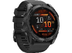 Garmin fenix® 8 - 51 mm Amoled Smartwatch Edelstahl Silikon, 26 mm, Schwarz