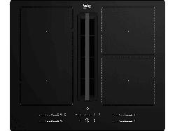 Beko Hixi6470 UF Kochfeld mit integriertem Dunstabzug (620 mm breit, 520 tief, Glaskeramik, Induktion, EEK: A)