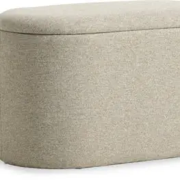 JYSK Taburet GISLEV 65x36 spațiu depozitare nisipiu