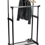 JYSK JYSK Suport umerașe GUDME dublu negru/crom