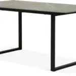 JYSK JYSK Masă MOSELUND 90x180 neagră