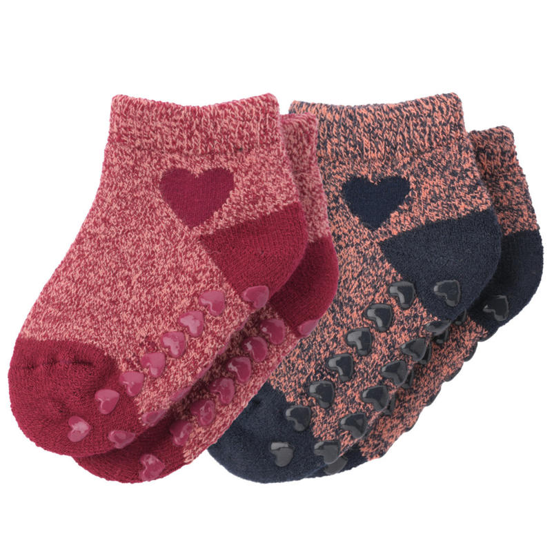 2 Paar Mädchen Stoppersocken im Set