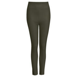 Damen Thermoleggings in Leder-Optik