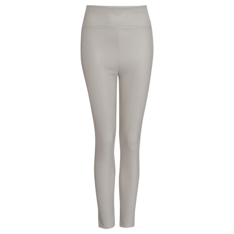 Damen Thermoleggings in Leder-Optik