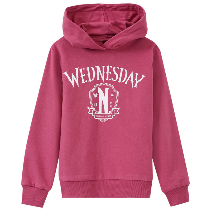 WEDNESDAY Hoodie mit großem Print