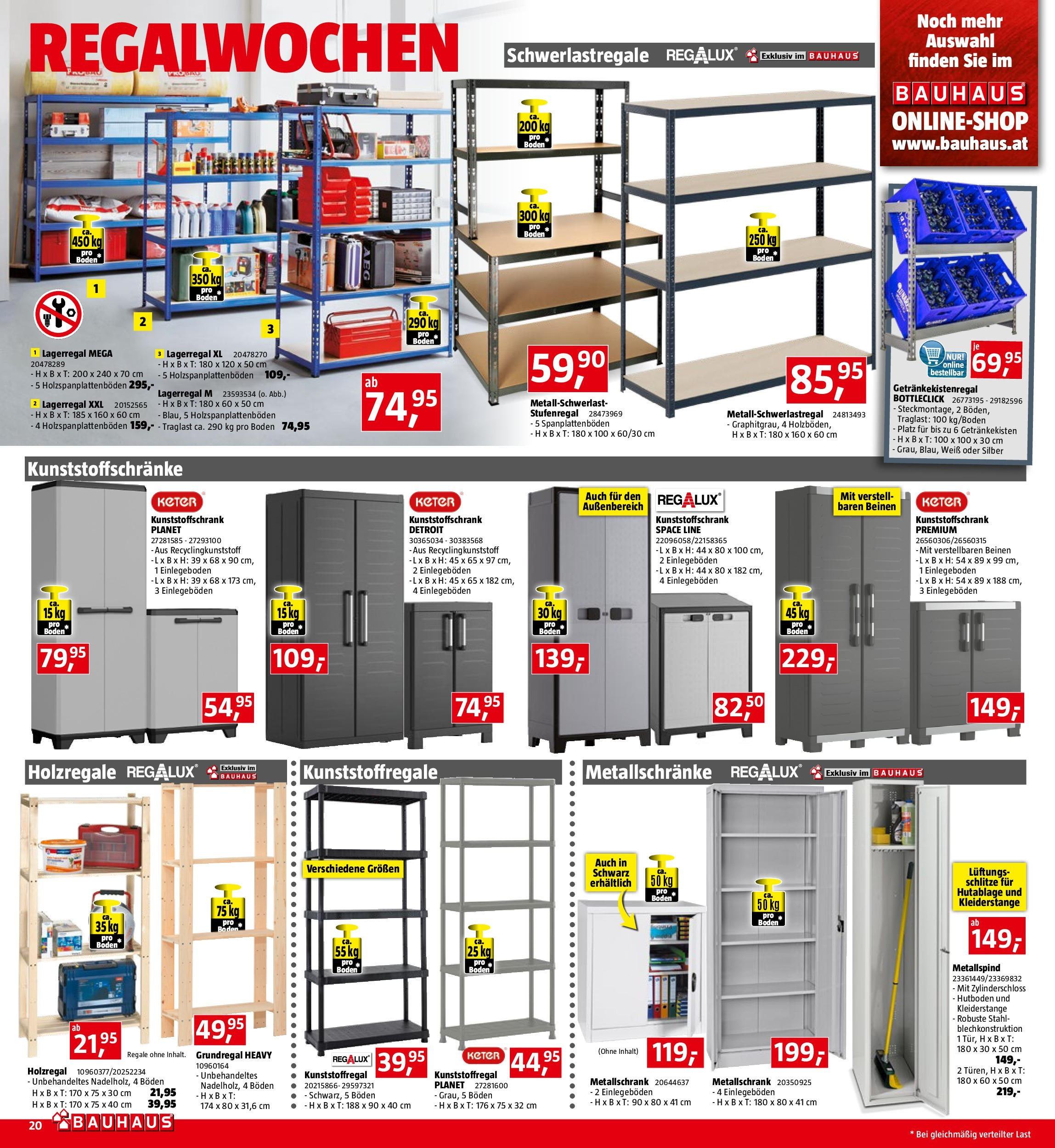 Bauhaus Prospekt aktuell von 18.09.2024 - Aktuelle Angebote | Seite: 20