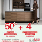 Casa Midi 50% do sconto su tutto l'arredo su misura - al 06.10.2024