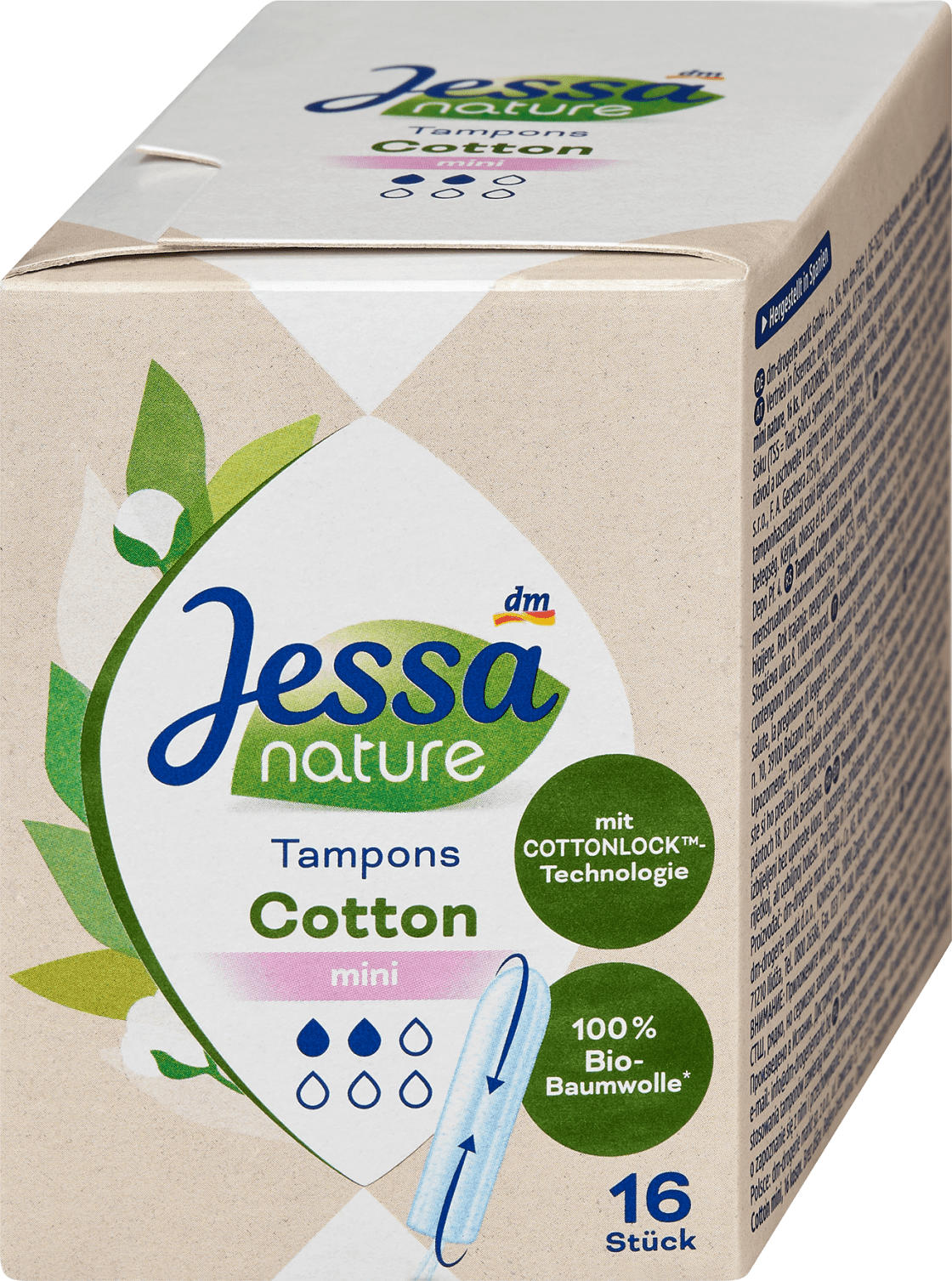 Jessa Tampons Cotton Mini nature