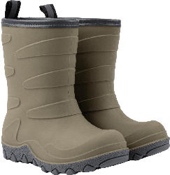 Mikk-Line Gummistiefel mit Wollfutter, beige, Gr. 26/27