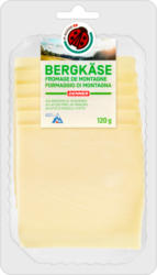 Formaggio di montagna a fette IP-SUISSE, Formaggio a pasta dura da latte di pascolo, 120 g