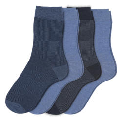 4 Paar Herren Socken im Muster-Mix