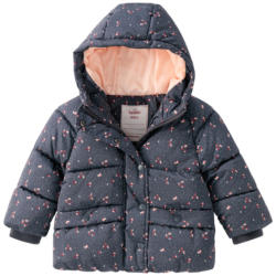 Baby Winterjacke mit Blümchen