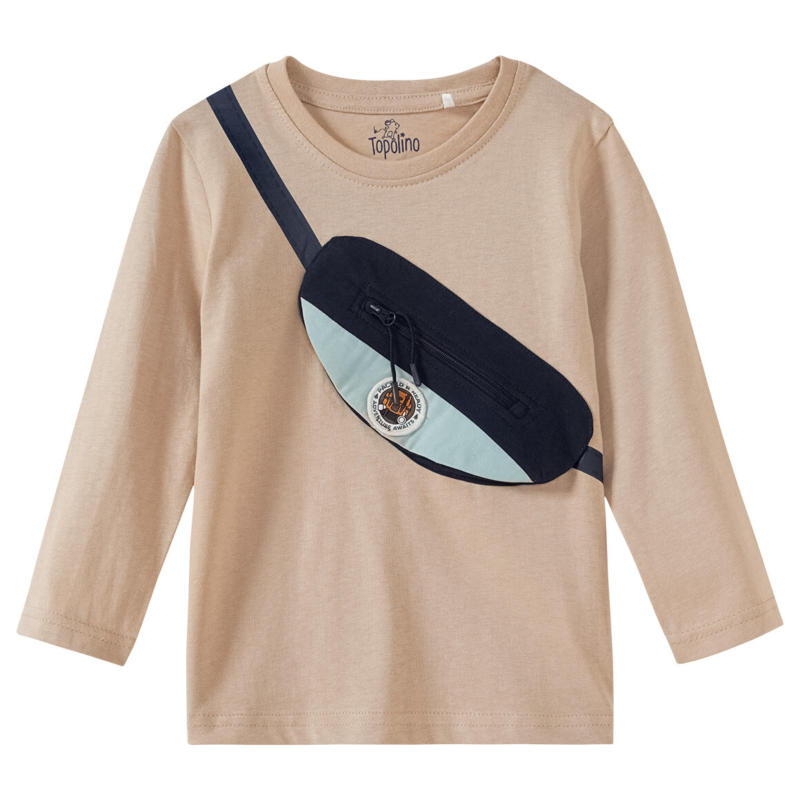 Jungen Langarmshirt mit Taschenapplikation (Nur online)