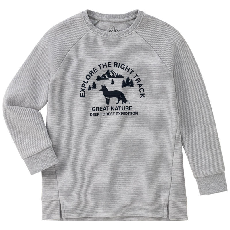 Jungen Langarmshirt mit Wolf-Motiv