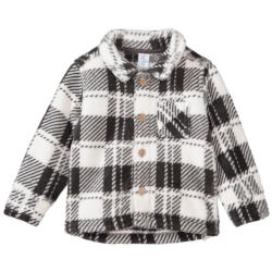 Baby Fleece-Jacke in Hemd-Optik