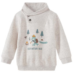 Jungen Sweatshirt mit Schlupfkragen